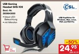 USB Gaming Headset GHS-102 im Angebot bei Netto Marken-Discount in Chemnitz USB Gaming Headset GHS-102 Angebote von CSL bei Netto Marken-Discount Chemnitz für 24,95 €