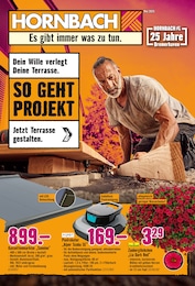Baumarkt Prospekt von Hornbach in Wulsbüttel Aktueller Hornbach Baumärkte Prospekt für Wulsbüttel: Dein Wille verlegt Deine Terrasse. mit 31} Seiten, 07.05.2025 - 04.06.2025