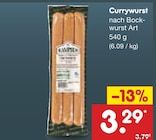 Aktuelles Currywurst Angebot bei Netto Marken-Discount in Hamburg ab 3,29 €