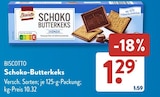Schoko-Butterkeks von Biscotto im aktuellen ALDI SÜD Prospekt für 1,29 €
