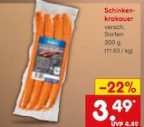Schinkenkrakauer von  im aktuellen Netto Marken-Discount Prospekt für 3,49 €