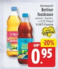Berliner Fassbrause von Spreequell für 0,95 € bei EDEKA im Angebot Berliner Fassbrause von Spreequell im aktuellen EDEKA Prospekt