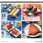 Promos Chocolat Aux Noisettes dans le catalogue "Carte traiteur SPÉCIAL FÊTES" de E.Leclerc à la page 61