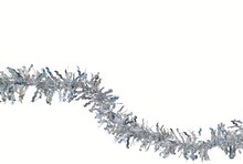 LED-Lamettalichterkette oder LED-Hänge-Deko