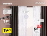 Vorhänge Angebote von Homeware oder Esposa bei XXXLutz Möbelhäuser Salzgitter für 5,99 €