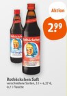 Saft Angebote von Rotbäckchen bei tegut Mühlhausen für 2,99 €
