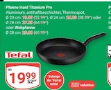 Pfanne Hard Titanium Pro Ø 20 cm Angebote von Tefal bei GLOBUS Frankenthal für 19,99 €