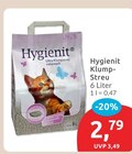 Klump-Streu von Hygienit im aktuellen budni Prospekt für 2,79 €