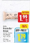 Protein Bar Deluxe von KoRo für 1,79 € bei E center im Angebot Protein Bar Deluxe von KoRo im aktuellen E center Prospekt