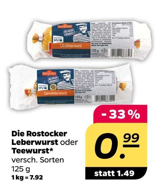 Leberwurst oder Teewurst