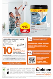 Offre Peinture Plafond dans le catalogue Weldom du moment à la page 12