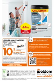 Promos Bâche dans le catalogue "La foire de l'habitat" de Weldom Bâche en promo dans le catalogue Weldom à la page 12