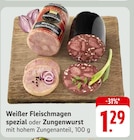 Weißer Fleischmagen spezial oder Zungenwurst Angebote von Unsere Hausmarke bei E center Stuttgart für 1,29 €