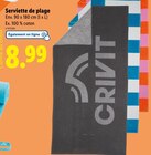 Serviette de plage - Crivit en promo chez Lidl Serviette de plage - Crivit dans le catalogue Lidl