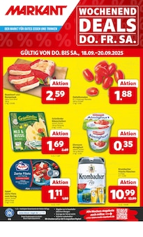 Bier im Markant Nordwest Prospekt "DER MARKT FÜR GUTES ESSEN UND TRINKEN" mit 16 Seiten (Herford)
