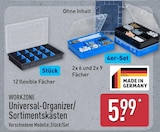 Universal-Organizer/Sortimentskästen im ALDI Nord Prospekt Universal-Organizer/Sortimentskästen von WORKZONE im aktuellen ALDI Nord Prospekt für 5,99 €