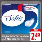 Softis Taschentücher Angebote von Regina bei E center Darmstadt für 2,49 €