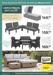 ROLLER Gartenliege im Prospekt 