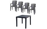Siena Garden Gartenmöbel 5er-Set Eden für 182,75 € bei Höffner im Angebot Siena Garden Gartenmöbel 5er-Set Eden im aktuellen Höffner Prospekt