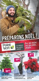 Prospectus Point Vert, "Préparons Noël",  pages, 30/11/2022 - 24/12/2022