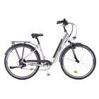 Vélo de ville électrique mixte Feu Vert E-Roll 72 champagne en promo chez Feu Vert Seyssinet-Pariset à 999,00 €