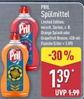 Spülmittel Orange Splash im ALDI Nord Prospekt Spülmittel Orange Splash von Pril im aktuellen ALDI Nord Prospekt für 1,39 €