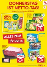 Netto Marken-Discount Prospekt "DONNERSTAG IST NETTO-TAG!", 2 Seiten, für Ringstedt, 09.04.2020 - 11.04.2020 Netto Marken-Discount Prospekt "DONNERSTAG IST NETTO-TAG!", 2 Seiten, für Ringstedt, 09.04.2020 - 11.04.2020