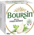 BOURSIN Ails et Fines Herbes 39% MG - BOURSIN à 1,60 € dans le catalogue Géant Casino