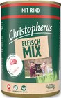 Fleischmix Hundenahrung mit Rind Angebote von Christopherus bei budni Seevetal für 1,29 €