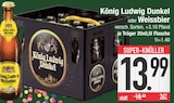 Dunkel oder Weissbier von König Ludwig im aktuellen EDEKA Prospekt für 13,99 €