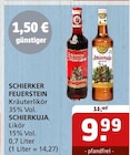 Schierker Feuerstein Kräuterlikör Angebote von Schierker Feuerstein bei Getränke Quelle WVG Dessau-Roßlau für 9,99 €