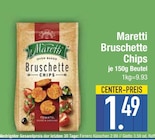 Chips im EDEKA Prospekt Bruschette Chips von Maretti im aktuellen EDEKA Prospekt für 1,49 €