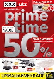 XXXLutz Möbelhäuser Prospekt "prime time 50%" für Seesen, 16 Seiten, 09.09.2024 - 22.09.2024