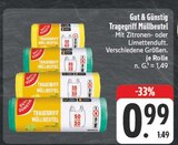 Aktuelles Tragegriff Müllbeutel Zitronenduft 10 l Angebot bei EDEKA in Erlangen ab 0,99 €