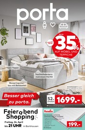 Aktueller porta Möbel Prospekt mit Bett, "Besser gleich zu porta.", Seite 1