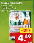 Aktuelles Premium Pils Angebot bei Netto Marken-Discount in Marl ab 4,49 €