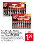 Alkaline Batterien Mignon AA (LR6) Angebote von Gut & Günstig bei E center Heilbronn für 1,59 €