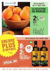 Catalogue Supermarchés E.Leclerc en cours à Trévières et alentours, "TOUT CE QUI COMPTE POUR VOUS EXISTE À PRIX E.LECLERC", 40 pages, 28/07/2026 - 08/08/2026