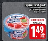 Exquisa im EDEKA Prospekt Frucht-Quark Erdbeer von Exquisa im aktuellen EDEKA Prospekt für 1,49 €