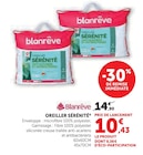 Oreiller Sérénité - Blanrêve en promo chez Hyper U Draguignan à 10,43 €