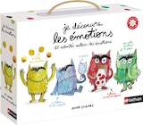 Promo Jeu éducatif Nathan Je découvre les émotions Nouvelle version à 25,99 € dans le catalogue Fnac à Villebon-sur-Yvette