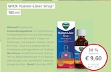 Husten-Löser Sirup Angebote von WICK bei LINDA Premiumapotheke Maintal für 9,60 €