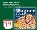 Original Wagner Steinofen Pizza Angebote von Wagner bei GLOBUS Leipzig für 1,59 €