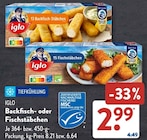 Backfisch- oder Fischstäbchen bei ALDI SÜD im Rüsselsheim Prospekt für 2,99 €