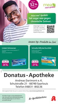 mea - meine apotheke Prospekt der Woche "Unsere Juni-Angebote" Seite 1, 01.06.2025 bis 30.06.2025 für Saarlouis Aktueller mea - meine apotheke Prospekt "Unsere Juni-Angebote" Seite 1 von 4 Seiten für Saarlouis