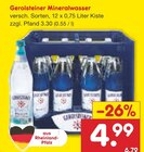 Mineralwasser im Angebot bei Netto Marken-Discount in Pforzheim Mineralwasser Angebote von Gerolsteiner bei Netto Marken-Discount Pforzheim für 4,99 €