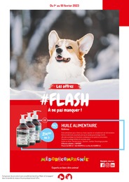 Catalogue Médor et Compagnie avec 4 pages de promos Prospectus Médor et Compagnie, "Les offres #FLASH à ne pas manquer !", pages, 01/02/2023 - 18/02/2023