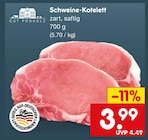 Aktuelles Schweine-Kotelett Angebot bei Netto Marken-Discount in Remscheid ab 3,99 €