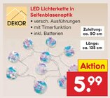 LED Lichterkette in Seifenblasenoptik von DEKOR im aktuellen Netto Marken-Discount Prospekt