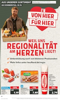 Bratwurst im aktuellen Kaufland Prospekt (Recklinghausen) Bratwurst im Kaufland Prospekt "RICHTIG FRISCH" mit 69 Seiten (Recklinghausen)